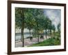 Allée of Chestnut Trees, 1878-Alfred Sisley-Framed Giclee Print