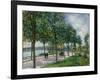 Allée of Chestnut Trees, 1878-Alfred Sisley-Framed Giclee Print