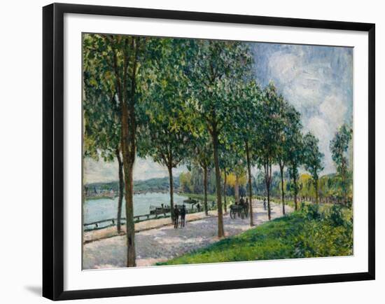 Allée of Chestnut Trees, 1878-Alfred Sisley-Framed Giclee Print