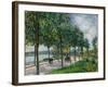 Allée of Chestnut Trees, 1878-Alfred Sisley-Framed Giclee Print