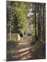 Allee sous-bois en Normandie, 1882-Gustave Caillebotte-Mounted Giclee Print