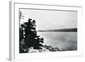 Alleged Image of Loch Ness Monster-null-Framed Photographic Print