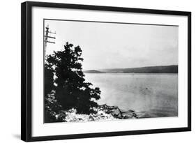 Alleged Image of Loch Ness Monster-null-Framed Photographic Print