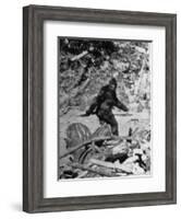 Alleged Photo of Bigfoot-Bettmann-Framed Photographic Print