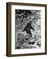 Alleged Photo of Bigfoot-Bettmann-Framed Photographic Print