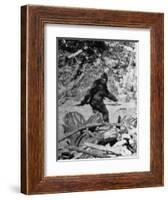 Alleged Photo of Bigfoot-Bettmann-Framed Photographic Print