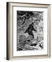 Alleged Photo of Bigfoot-Bettmann-Framed Photographic Print