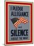 Allegiance and Silence War Poster-Found Image Press-Mounted Giclee Print