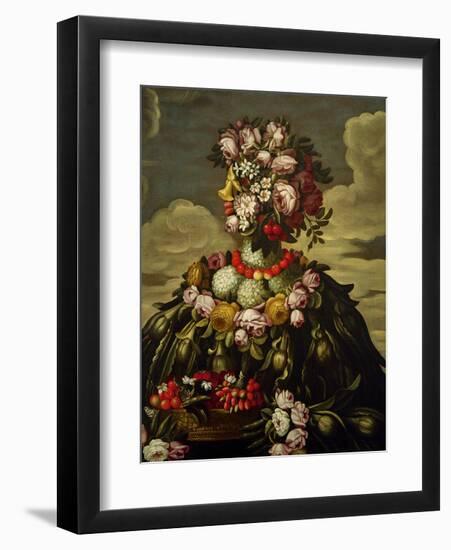Allegor of Spring-Giuseppe Arcimboldo-Framed Art Print