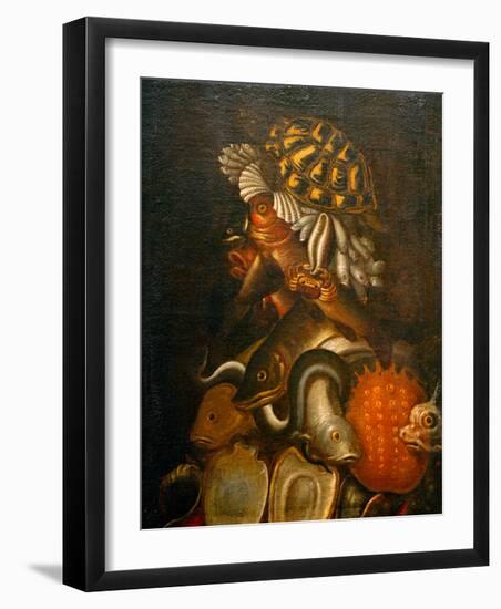 Allegor of Water-Giuseppe Arcimboldo-Framed Art Print