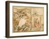 Allegorical Decoration for One Corner of a Coved Ceiling-Giovanni Francesco Romanelli-Framed Giclee Print