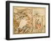 Allegorical Decoration for One Corner of a Coved Ceiling-Giovanni Francesco Romanelli-Framed Giclee Print