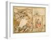 Allegorical Decoration for One Corner of a Coved Ceiling-Giovanni Francesco Romanelli-Framed Giclee Print