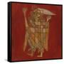 Allegorical Figure; Allegorische Figurine (Verblassung)-Paul Klee-Framed Stretched Canvas