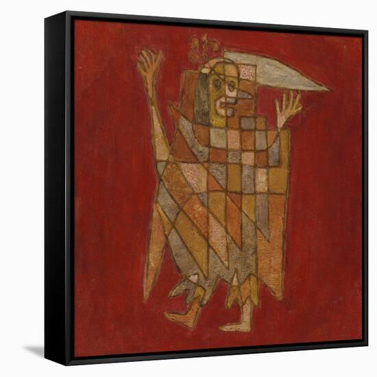Allegorical Figure; Allegorische Figurine (Verblassung)-Paul Klee-Framed Stretched Canvas