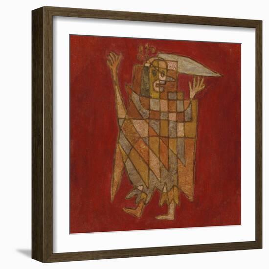 Allegorical Figure; Allegorische Figurine (Verblassung)-Paul Klee-Framed Premium Giclee Print