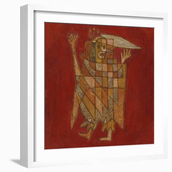 Allegorical Figure; Allegorische Figurine (Verblassung)-Paul Klee-Framed Premium Giclee Print