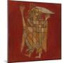 Allegorical Figure; Allegorische Figurine (Verblassung)-Paul Klee-Mounted Premium Giclee Print