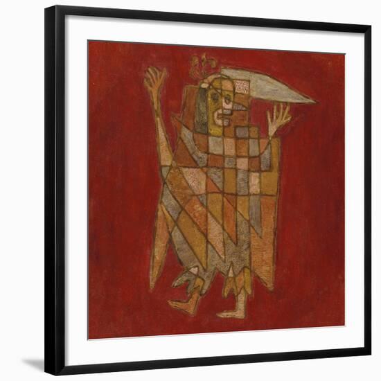 Allegorical Figure; Allegorische Figurine (Verblassung)-Paul Klee-Framed Giclee Print