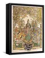 Allegorical Figure of Mainz, 1486-null-Framed Stretched Canvas