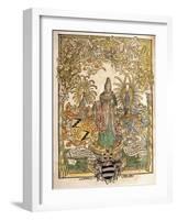 Allegorical Figure of Mainz, 1486-null-Framed Giclee Print