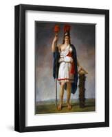 Allegorical Figure of the French Republic-Antoine-Jean Gros-Framed Giclee Print