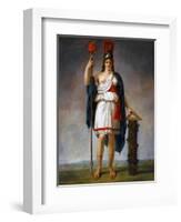 Allegorical Figure of the French Republic-Antoine-Jean Gros-Framed Giclee Print