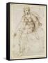 Allegorical Figure of Theology-Raphael-Framed Stretched Canvas