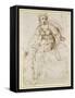 Allegorical Figure of Theology-Raphael-Framed Stretched Canvas