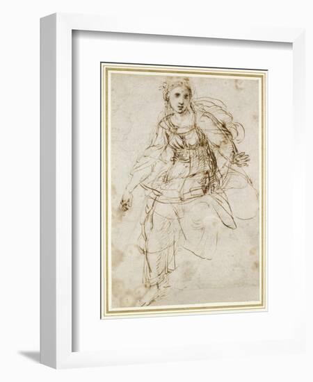 Allegorical Figure of Theology-Raphael-Framed Giclee Print