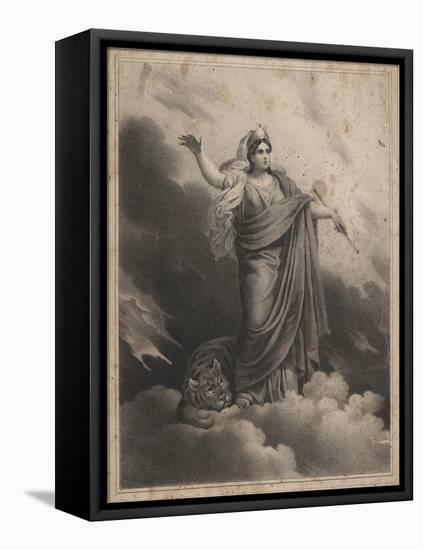 Allegorical Figure-null-Framed Stretched Canvas