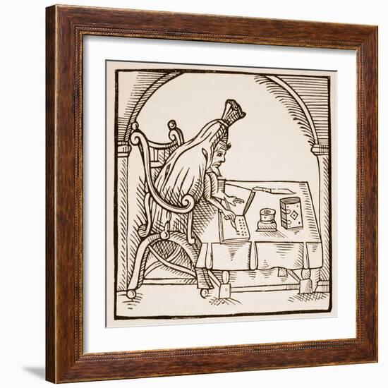 Allegorical Image of Robert Green in Funeral Shroud, from 'Greene in Conceipt' by John Dickenson-null-Framed Giclee Print