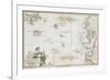 Allegorical Map of the Tract of Youth to the Land of Knowledge, London, 1798-null-Framed Giclee Print