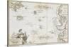 Allegorical Map of the Tract of Youth to the Land of Knowledge, London, 1798-null-Stretched Canvas