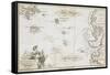Allegorical Map of the Tract of Youth to the Land of Knowledge, London, 1798-null-Framed Stretched Canvas