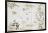 Allegorical Map of the Tract of Youth to the Land of Knowledge, London, 1798-null-Framed Giclee Print