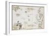 Allegorical Map of the Tract of Youth to the Land of Knowledge, London, 1798-null-Framed Giclee Print