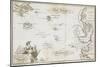 Allegorical Map of the Tract of Youth to the Land of Knowledge, London, 1798-null-Mounted Giclee Print