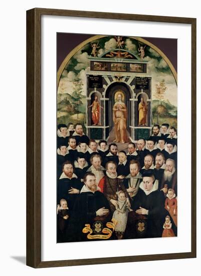 Allegorical Panel Depicting the Virgin, Henri IV-Mathieu Prieur-Framed Giclee Print