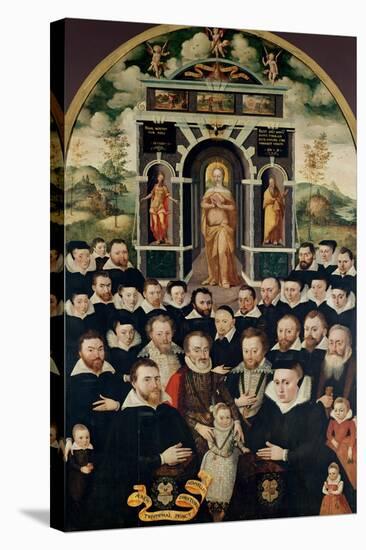 Allegorical Panel Depicting the Virgin, Henri IV-Mathieu Prieur-Stretched Canvas
