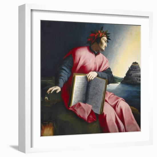 Allegorical Portrait of Dante, Late 16th Century-null-Framed Giclee Print