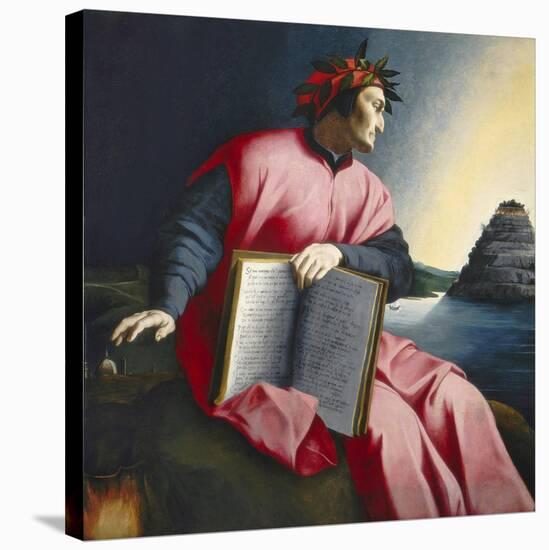 Allegorical Portrait of Dante, Late 16th Century-null-Stretched Canvas