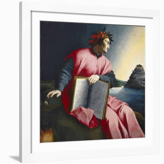 Allegorical Portrait of Dante, Late 16th Century-null-Framed Giclee Print