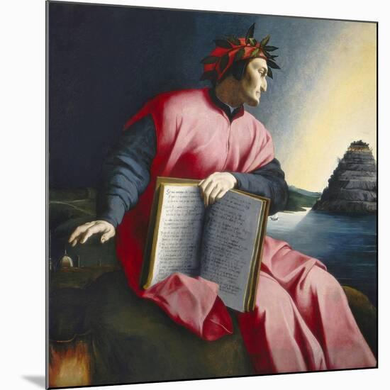 Allegorical Portrait of Dante, Late 16th Century-null-Mounted Giclee Print