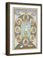 Allegorical Portrait of Jahangir-Ghulam Ali Khan-Framed Premium Giclee Print