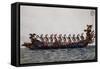 Allegorical Ship for Historical Regatta in Venice-null-Framed Stretched Canvas