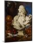 Allegorical Still Life with Bernini's Bust of Francis I D'Este-Francesco Stringa-Mounted Premium Giclee Print