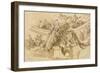 Allegorical Study-James Thornhill-Framed Giclee Print