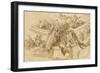 Allegorical Study-James Thornhill-Framed Giclee Print