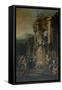Allegorical Tomb for Chancellor Cowper-Francesco Monti-Framed Stretched Canvas